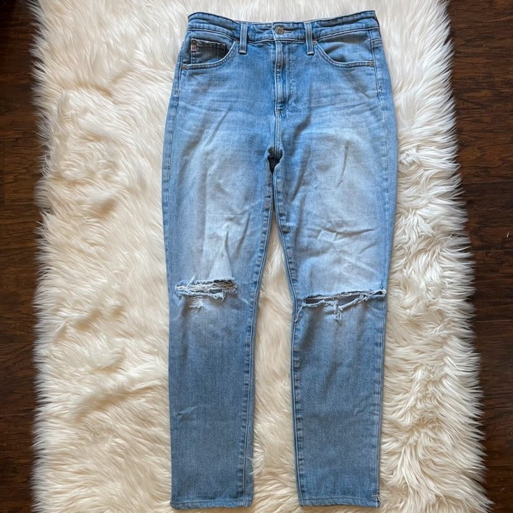 AG Sophia ankle vintage high rise skinny jeans